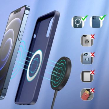 Indukcinis magnetinis įkroviklis "iPhone 15W Magsafe Black"