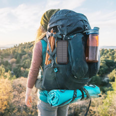 Powerbank ηλιακή ηλιακή επαγωγή 20000mah pd qc qi πορτοκαλί