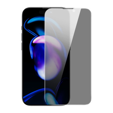 Vidrio templado para iPhone 14 Pro en toda la pantalla. 0.4mm Conjunto de filtro anti espía