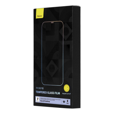 Edzett üveg az iPhone 14 Pro számára a teljes képernyőn 0.4mm Anti kémszűrő készlet