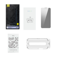 Vidrio templado para iPhone 14 Pro en toda la pantalla. 0.4mm Conjunto de filtro anti espía