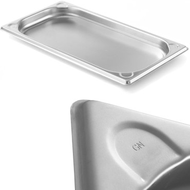 Linha de cozinha de aço do recipiente GN 1/3 alta. 40 mm - Hendi 806418