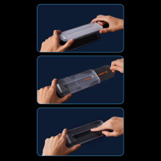 Vetro temperato per iPhone 14 Pro su tutto schermo 0.4mm Set di filtro anti spia