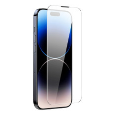 Härdat glas för iPhone 14 Pro Max med ett högtalarskydd 0.4mm Uppsättning av