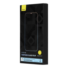 Härdat glas för iPhone 14 Pro Max med ett högtalarskydd 0.4mm Uppsättning av