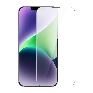 Vetro temperato per iPhone 14 Plus / 13 Pro max con schermo ad altoparlante 0.4mm Set di