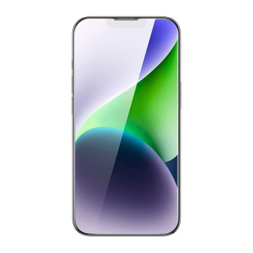 Vidrio templado para iPhone 14 Plus / 13 Pro Max con un protector de altavoz 0.4mm Conjunto de