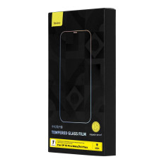 Vidro temperado para iPhone 14 Plus / 13 Pro Max com escudo de alto-falante 0.4mm Conjunto de