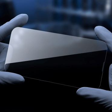 Gehard glas voor iPhone 14 Plus / 13 Pro Max met luidsprekerschild 0.4mm Set van