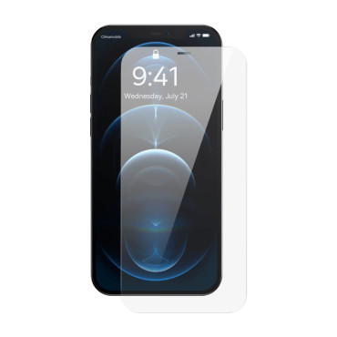 Tvrdené sklo pre iPhone 12 Pro Max s reproduktorom štítu 0.4mm Vhodný