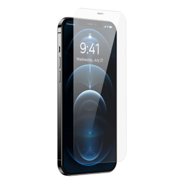 Karkaistu lasi iPhone 12 Pro maxin kanssa kaiuttimen kilpi 0.4mm Joukko