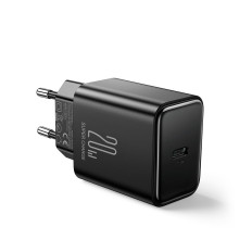 USB-C 20W PD Network Charger met kabel voor iPhone-bliksem zwart