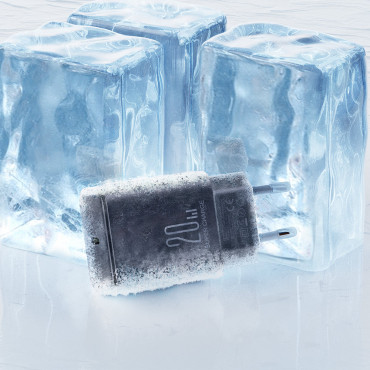 USB-C 20W PD fekete töltő