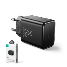 USB-C 20W PD Black lādētājs