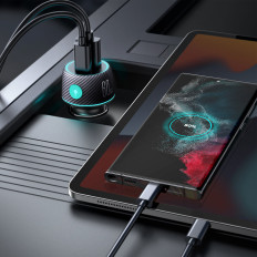 60W CARE CHARGER PD USB-C USB-A ČIERNA