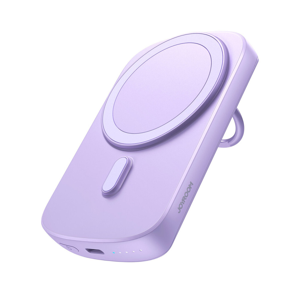 Powerbank 6000mAh Langaton induktiokuormaaja 20W Magsafe violetti