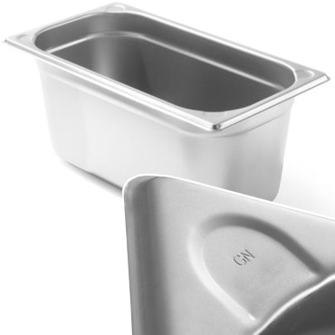 Linha de cozinha de aço do recipiente GN 1/3 alta. 150 mm - Hendi 806449