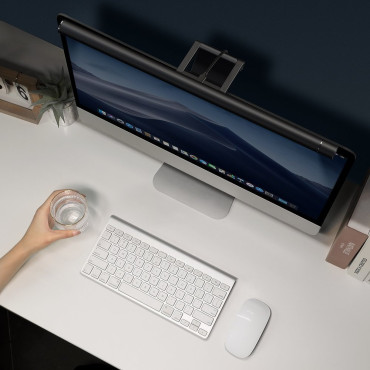 LED-lampa för bildskärm i-wok-serien svart monitorbelysning