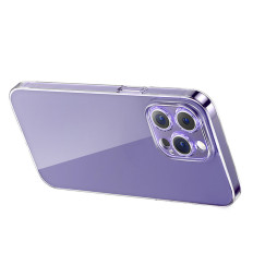 Fodral för iPhone 14 Pro Max tunn fall + Härdad glasuppsättning