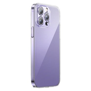 Fodral för iPhone 14 Pro Max tunn fall + Härdad glasuppsättning
