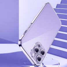 Veske til iPhone 14 Pro Max tynt tilfelle + herdet glass sett