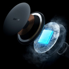 Induktionslæsser til ternet bil magsafe 15w USB 25W Sort