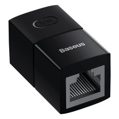Sukabinimo tinklo jungtis Ethernet RJ45 juoda rinkinys 10vnt.