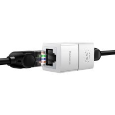Spojovací sieťový kábel Konektor Ethernet RJ45 Biela Set 10ks.