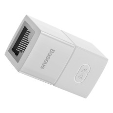 Spojovací sieťový kábel Konektor Ethernet RJ45 Biela Set 10ks.