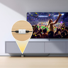 Koblingsnettverkskabelkontakt Ethernet RJ45 White Set 10 stk.