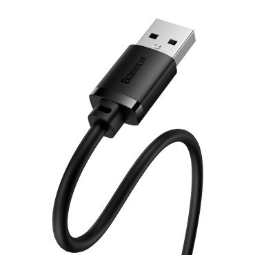 USB 2.0 kabelförlängningssladd 1.5m svart
