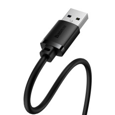 Podaljšek kabla USB 2.0 0.5m Črna