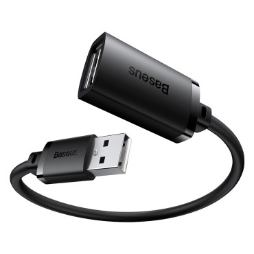 USB 2.0 kabel produžni kabel 0.5m Crna