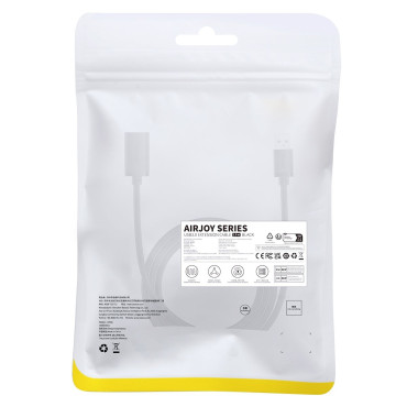 USB 3.0 Cable Extension Cable 1.5m svart