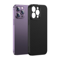 Panzerte iPhone 14 Pro Magsafe + gehärtetes Glas synthetische Faser schwarz