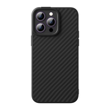 Armored Iphone 14 Pro MagSafe + tvrzené sklo syntetické vlákno černé
