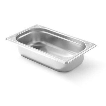 Container GN 1/4 Dybde 65mm Steel Kitchen Line - Hendi 806524