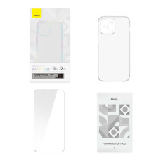 Estuche para el caso blindado de Iphone 14 Pro Max + Juego de vidrio templado