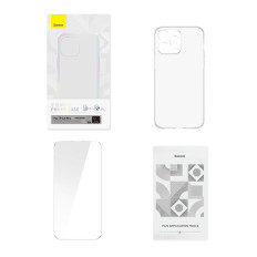 Primer za iPhone 14 Pro oklepni pokrov + kaljenega stekla