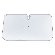 Heijastava aurinkovoidetta koolridin 131x69cm-auton etuikkunassa