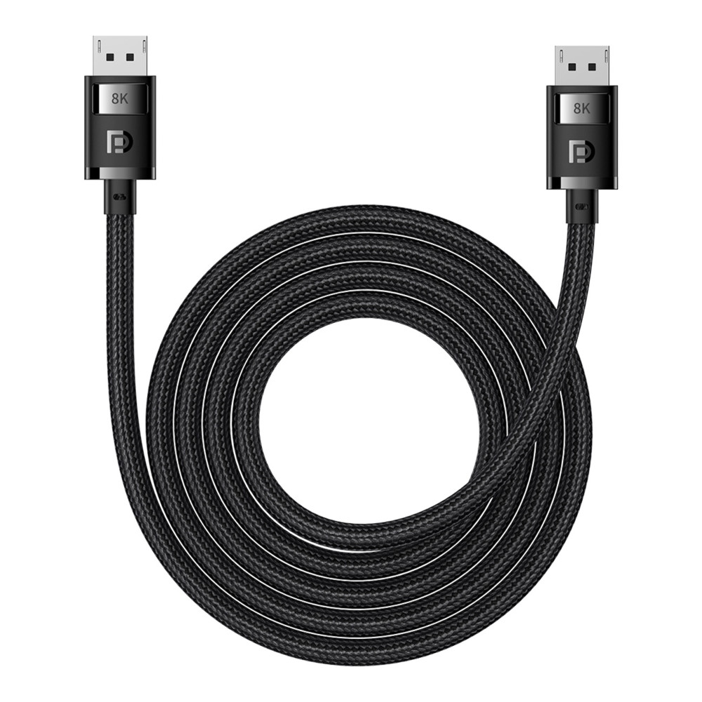 DisplayPort 8K 60Hz augstas izšķirtspējas sērijas kabelis 1.5m Black