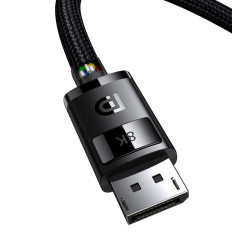 DisplayPort 8K 60Hz augstas izšķirtspējas sērijas kabelis 1.5m Black