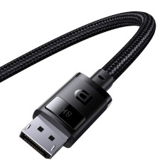 Cabo de alta definição do displayPort 8k 60Hz 1.5m Preto
