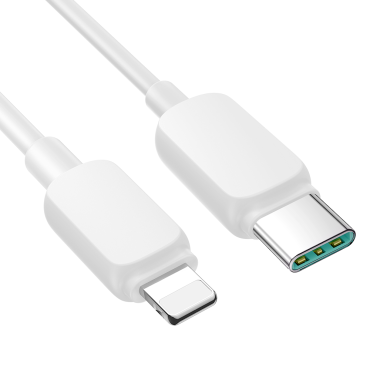 Kabelska žica za iPhone USB-C - Lightning 20W 1.2m Bela