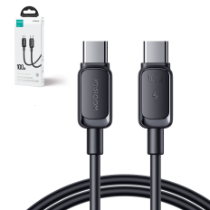 Kabeļu USB-C kabelis - USB-C 100W 1.2m Black