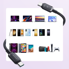 Cable USB-C Cable - USB-C 100W 1.2m Nero