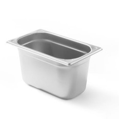 Linha de cozinha de aço de contêiner GN 1/4 alta. 150 mm - Hendi 806548