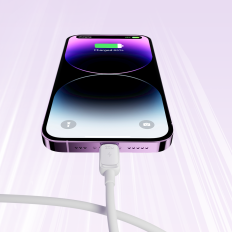Kábelvezeték iPhone USB-C - Villám 20W 1.2m Fehér