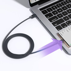 Kabel Microurb-kabel - USB 2.4A 480 Mbps 2M Zwart