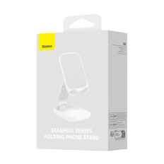 Stand réglable sur téléphone Série de coquilles Blanc